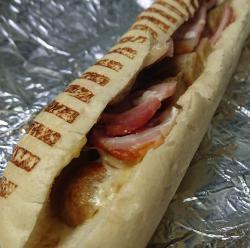 Bacon and cheese panini 