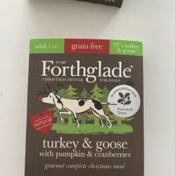 Christmas dinner for dogs
