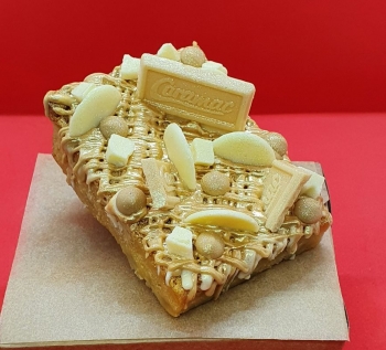 The Caramac gold chocolate Blondie