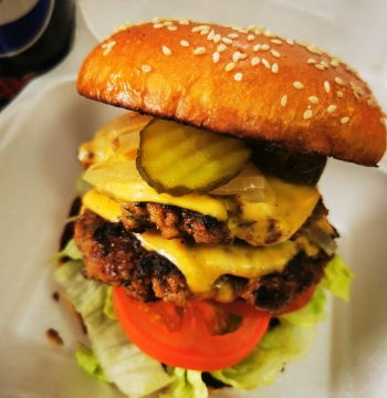 Premium Double Beef Burger