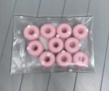 10 mini donut shapes