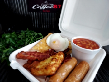 Full Breakfast including Tea or Black Coffee