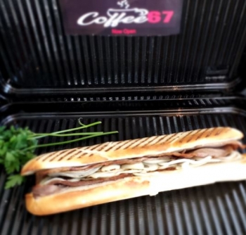Roast Beef and Onion Panini