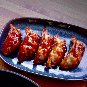 Korean sweet chilli gyoza 