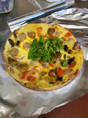 X3 egg omelette 