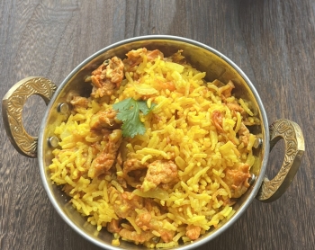 Masala Indian Egg Fried Rice
