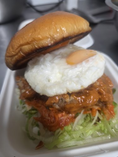 K-Chicken Burger & Fries