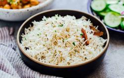 Home made rice with cumin seeds